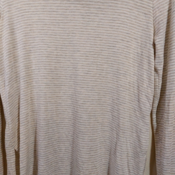 ATHLETA LADIES LONG SLEEVE STRIPED ACTIVE TOP- XS - Picture 4 of 6